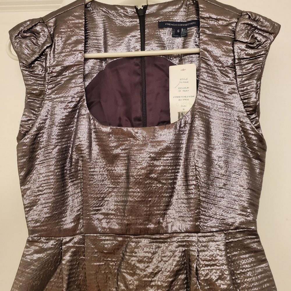 French Connection Princess Helen Cap Sleeve Dress